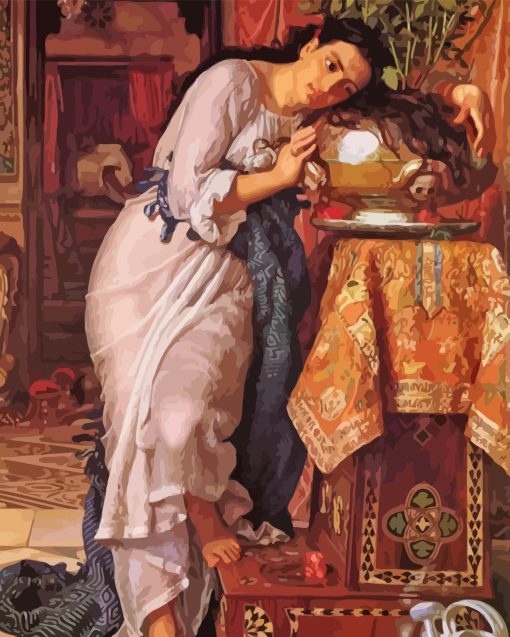 Isabella And The Pot Of Basil Diamond Painting