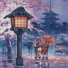 Japanese Rainy Day Art Diamond Painting