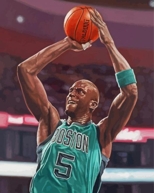 Kevin Garnett Boston Celtics Player Diamond Painting