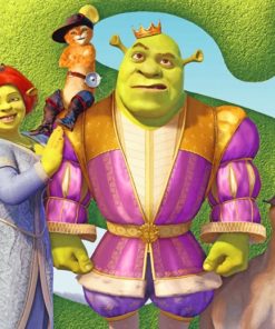 MOH Shrek And Fiona Diamond Painting