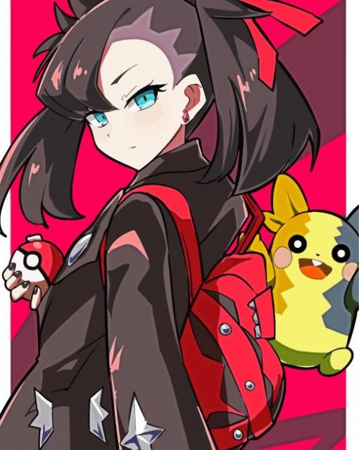 Marnie Pokemon Sword And Shield Game Diamond Painting