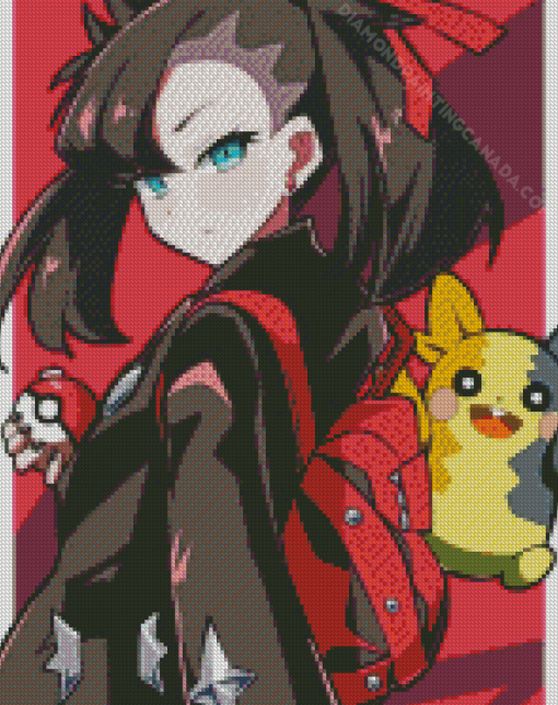 Marnie Pokemon Sword And Shield Game Diamond Painting