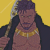 Marvel Erik Killmonger Diamond Painting