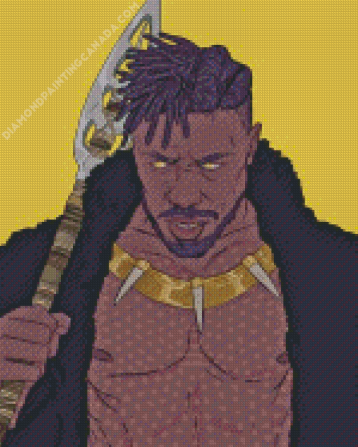 Marvel Erik Killmonger Diamond Painting