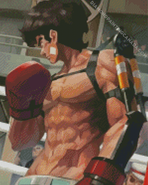 Megalobox Anime Joe Diamond Painting