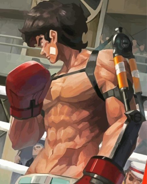 Megalobox Anime Joe Diamond Painting