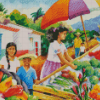 Mexican Market Diamond Painting