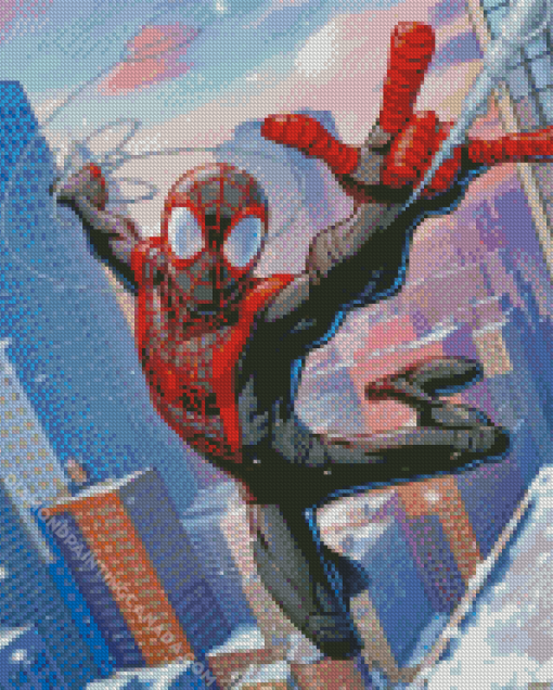 Miles Morales Spider Man Hero Diamond Painting