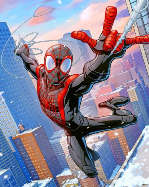 Miles Morales Spider Man Hero Diamond Painting