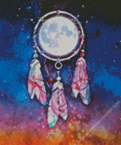 Moon Dreamcatcher Diamond Painting