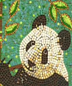 Mosaic Panda Diamond Painting