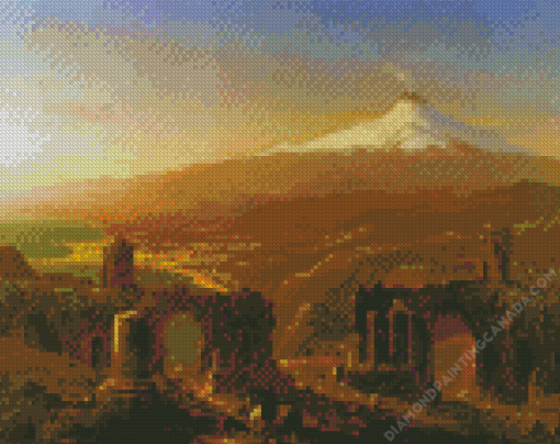 Mount Etna Art Diamond Painting