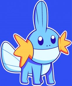 Mudkip Art Diamond Painting