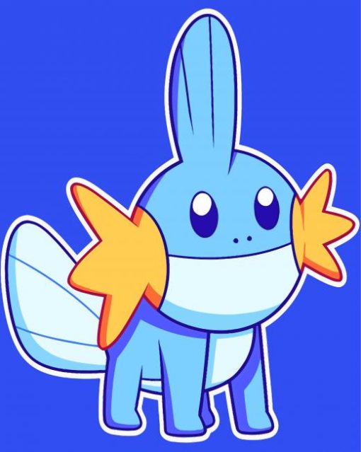 Mudkip Art Diamond Painting