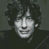 Neil Gaiman English Writer Diamond Painting