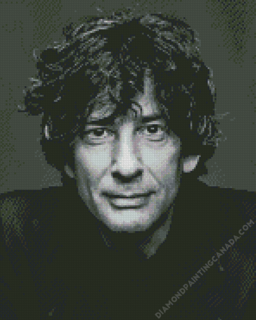 Neil Gaiman English Writer Diamond Painting