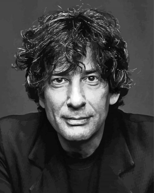 Neil Gaiman English Writer Diamond Painting