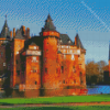 Netherlands Castle De Haar Diamond Painting