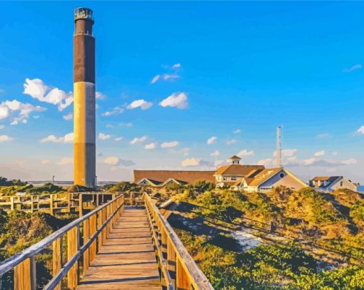 Oak Island Lighthouse Diamond Painting