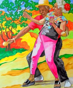 Old African Couple Diamond Painting