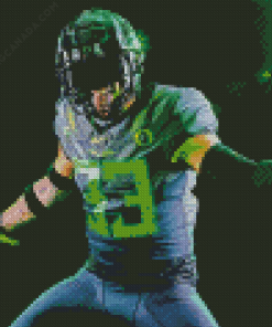 Oregon Ducks Player Diamond Painting