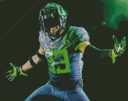 Oregon Ducks Player Diamond Painting