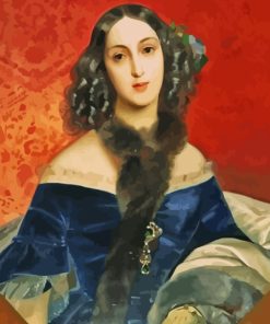 Portrait Of MA Beck Bryullov Diamond Painting