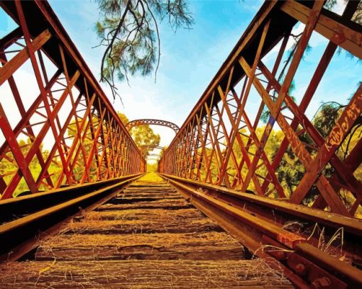 Rail Bridge Diamond Painting