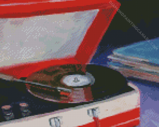 Record Player Diamond Painting