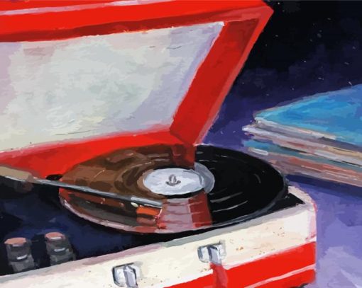 Record Player Diamond Painting