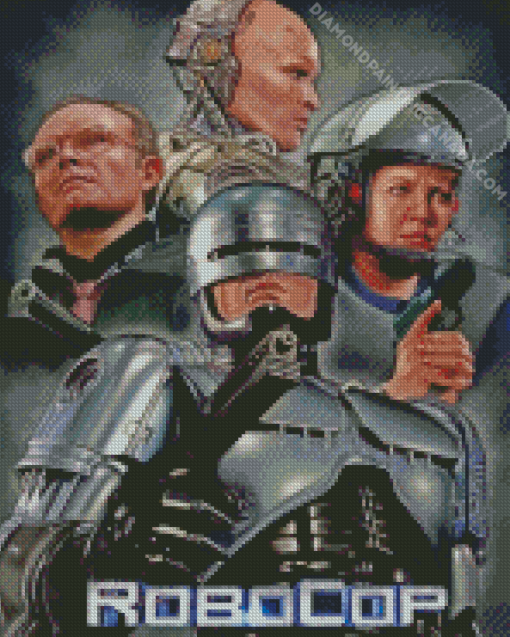 Robocop Movie Characters Diamond Painting