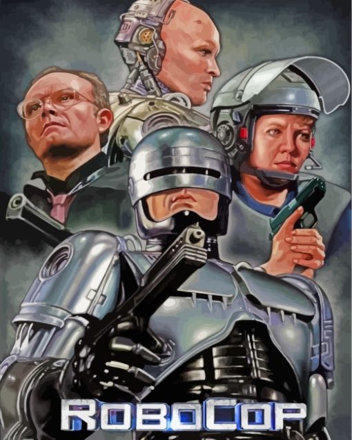 Robocop Movie Characters Diamond Painting