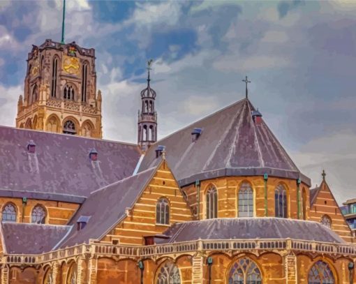 Rotterdam Grote Kerk Diamond Painting