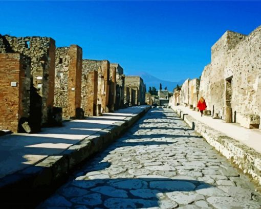 Ruins Of Pompeii Diamond Painting