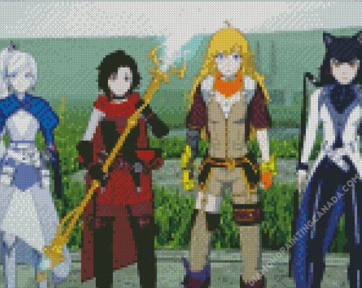 Rwby Characters Diamond Painting