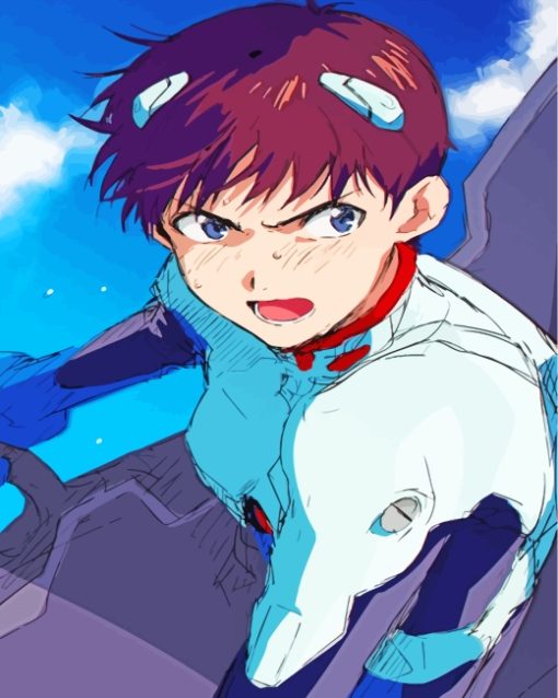 Shinji Ikari Diamond Painting