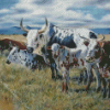 South Africa Nguni Diamond Painting