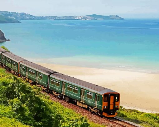 St Ives Bay Railway Diamond Painting