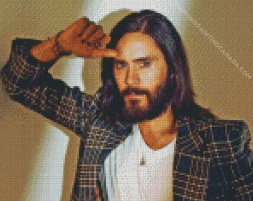 Stylish Jared Leto Diamond Painting