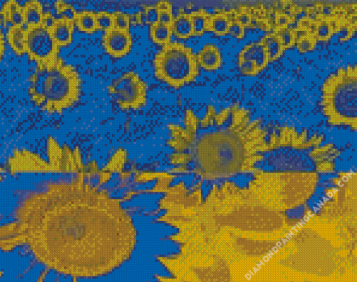 Sunflowers Ukrainian Art Diamond Painting