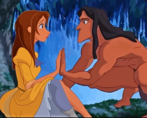 Tarzan And Jane Diamond Painting