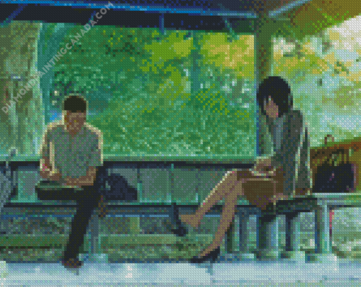 The Garden Of Words Anime Diamond Painting