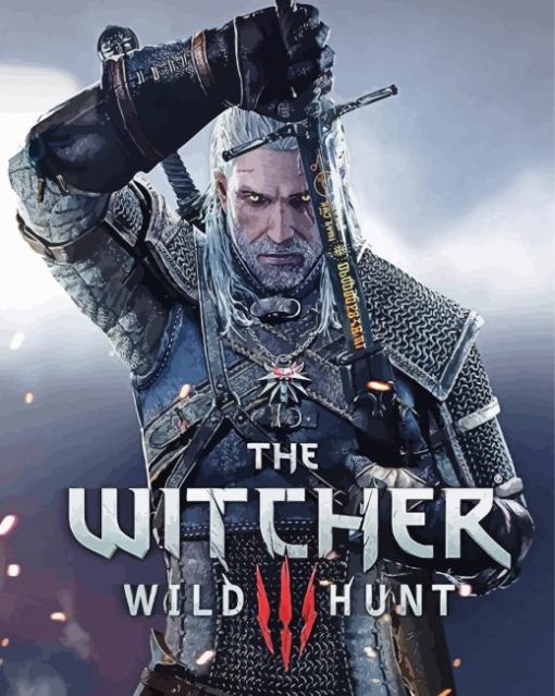 The Witcher Wild Hunt Poster Diamond Painting