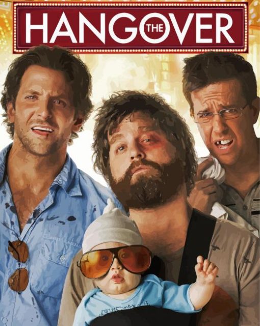 The Hangover Movie Poster Diamond Painting