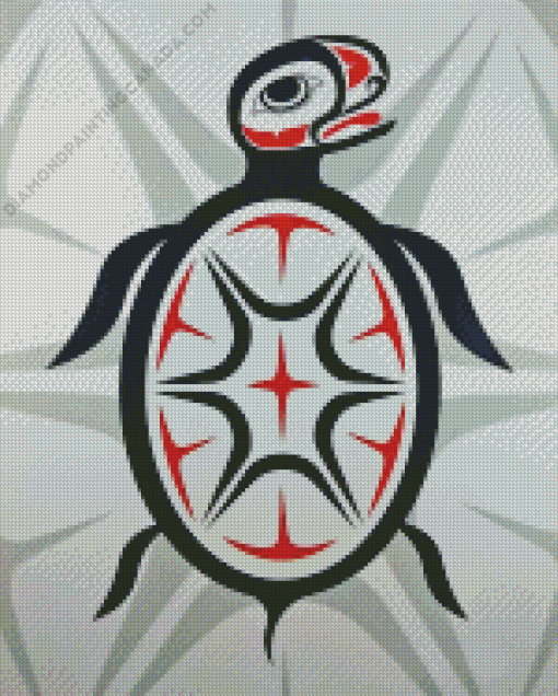 Turtle Haida Art Diamond Painting