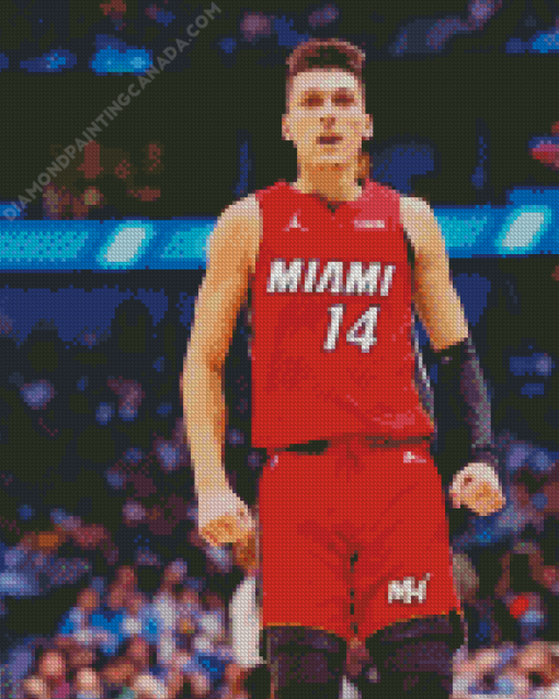 Tyler Herro Miami Heats Player Diamond Painting