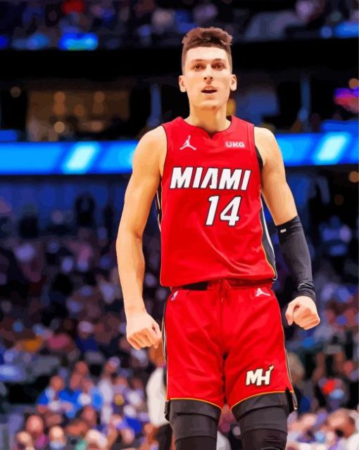 Tyler Herro Miami Heats Player Diamond Painting