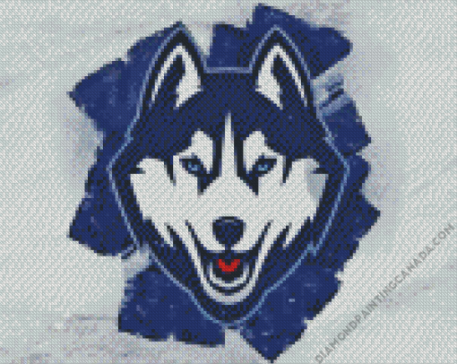 Uconn Huskies Art Diamond Painting