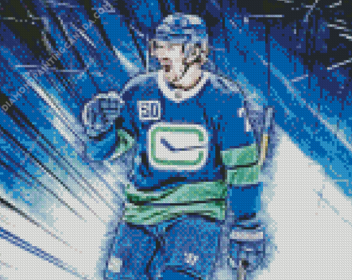 Vancouver Canucks Player Diamond Painting