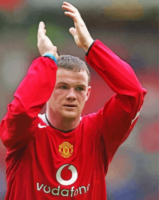 Wayne Rooney Manchester Player Diamond Painting